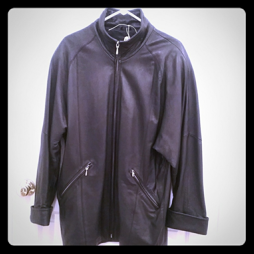 Genuine Leather 3/4 coat #128